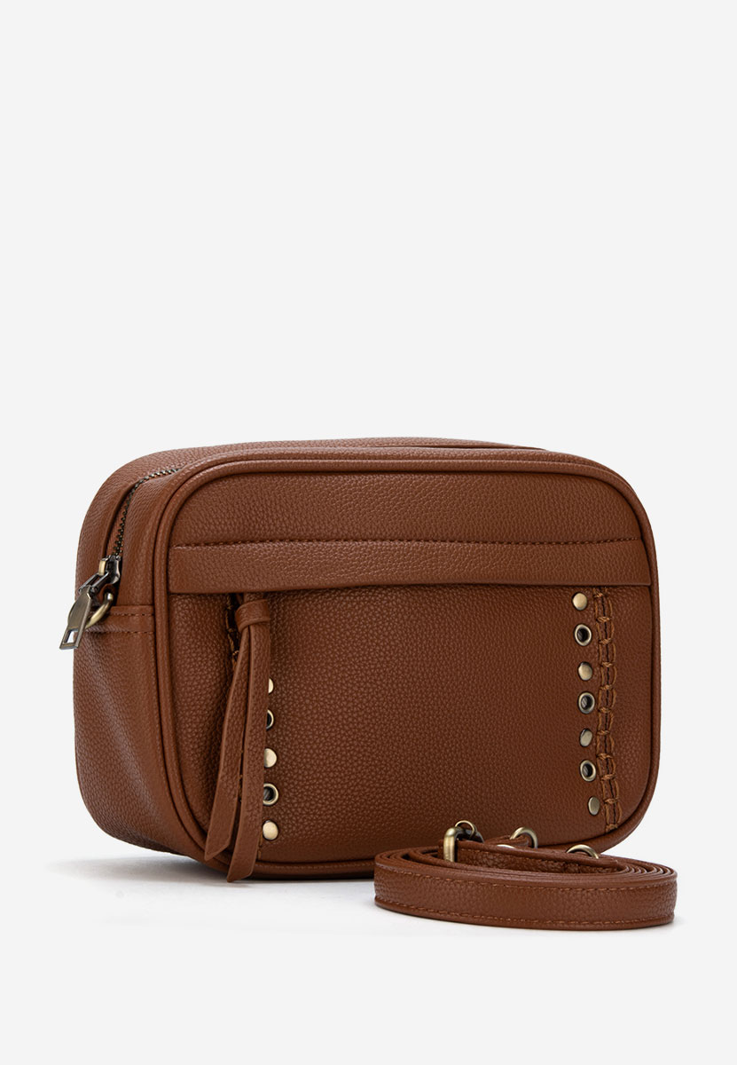 Τσάντα crossbody Alineea καφέ