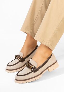 Μοκασίνια γυναικεια Amberlin Νουντ