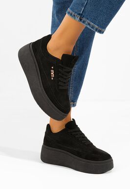 Sneakers με πλατφόρμα Misheya μαύρα