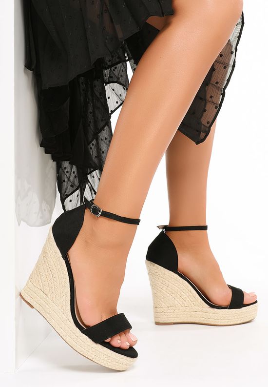 εσπαντρίγιεσ ψηλεσ Dajana Μαύρα, Μέγεθος: 40- zapatos