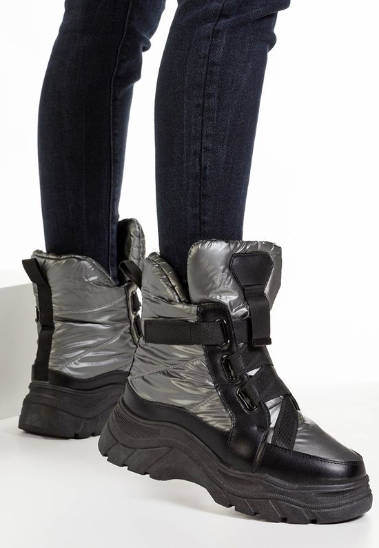Γυναικείες Μπότες Χιονιού γκρι Esterra, Μέγεθος: 36- zapatos