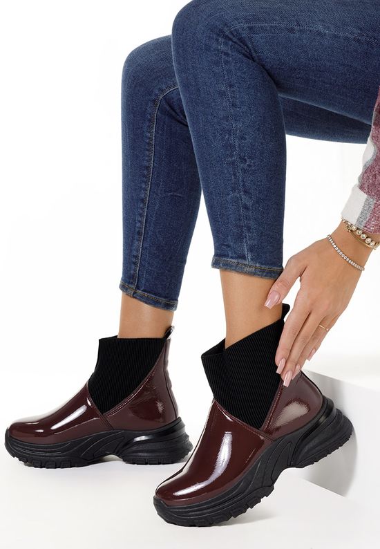 Γυναικεία μποτάκια μπορντό Ersa, Μέγεθος: 36- zapatos