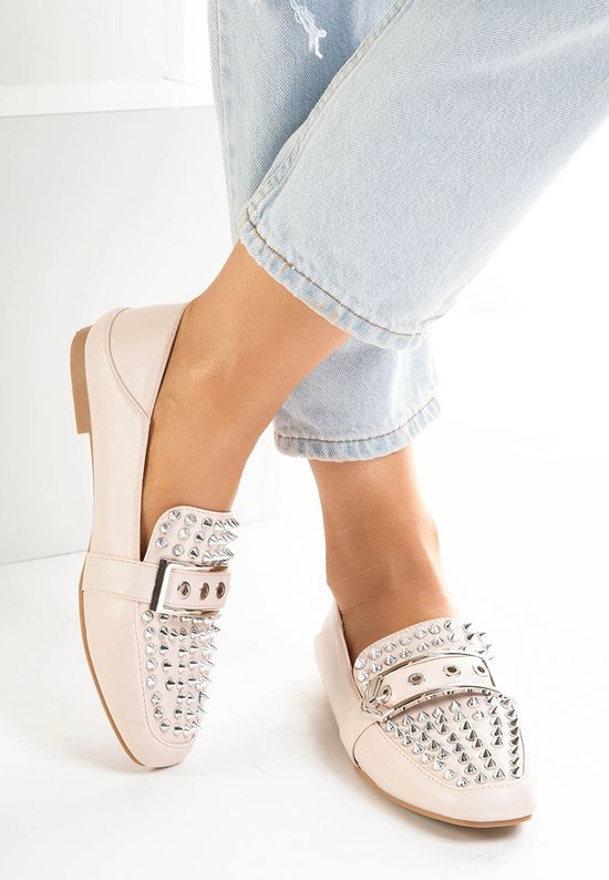 Γυναίκα Μοκασίνια Paige μπεζ, Μέγεθος: 38- zapatos