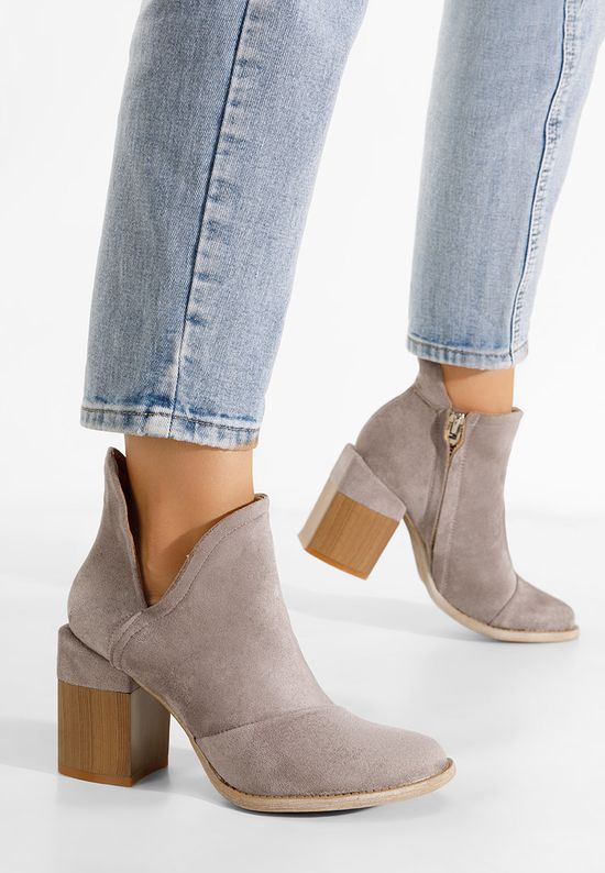 Γυναικεία Μποτίνια gros Condesa γκρι, Μέγεθος: 40- zapatos