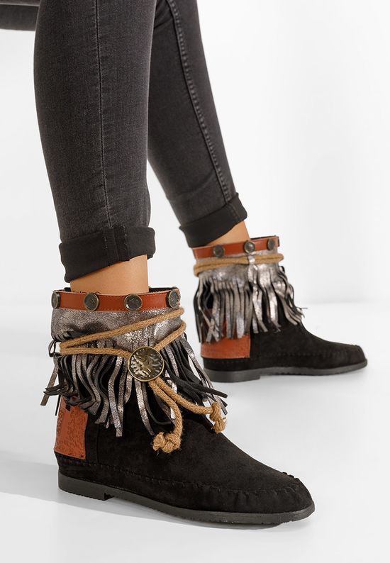 Γυναικείες Μπότες Μαύρα Peramora, Μέγεθος: 38- zapatos