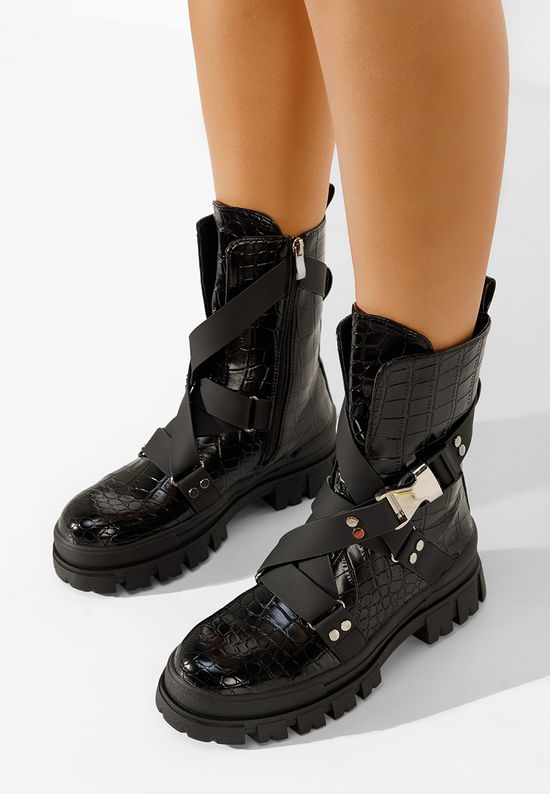 Αρβυλάκια γυναικεία μαύρα Malagon V2, Μέγεθος: 40- zapatos