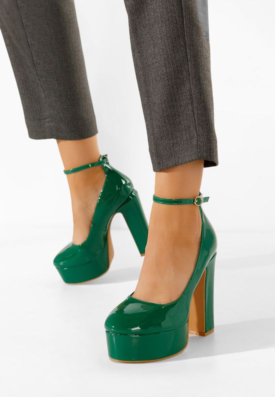 Γοβες φιαπα Matea V3 πρασινο, Μέγεθος: 40- zapatos