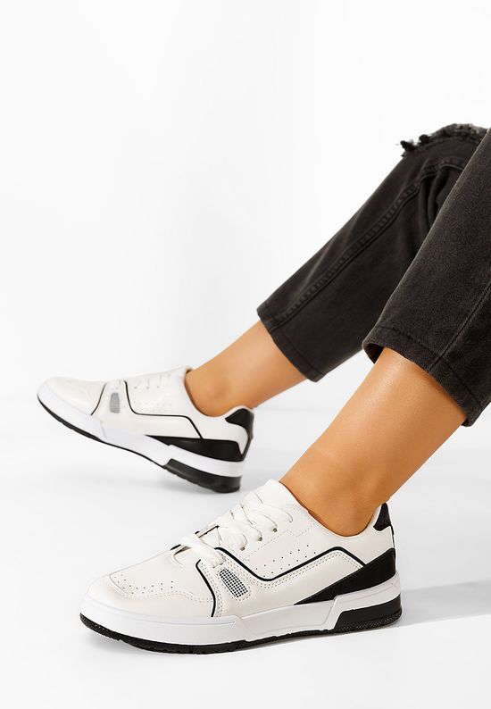 Sneakers γυναικεια Alberia λευκά, Μέγεθος: 39- zapatos