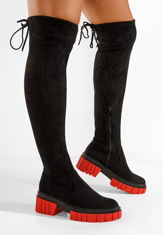 Ψηλές μπότες Μαύρα Dolaria V2, Μέγεθος: 40- zapatos
