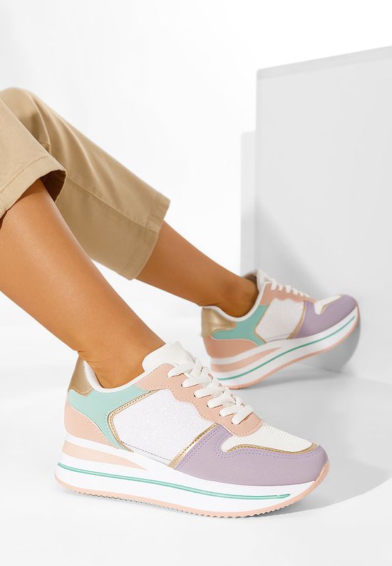 Γυναίκεια Sneakers cu patforma Dona Πολυχρωμο, Μέγεθος: 37- zapatos