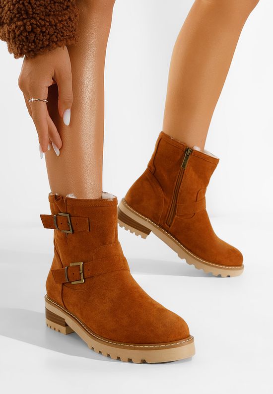 Γυναικεία μποτάκια Καμηλο Campana, Μέγεθος: 40- zapatos