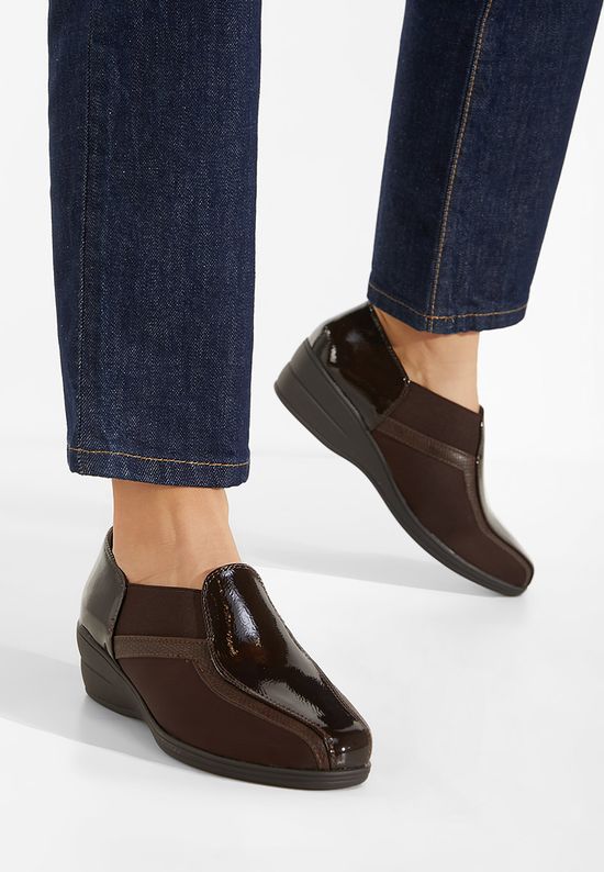 Casual παπουτσια γυναικεια καφε Peoria, Μέγεθος: 37- zapatos