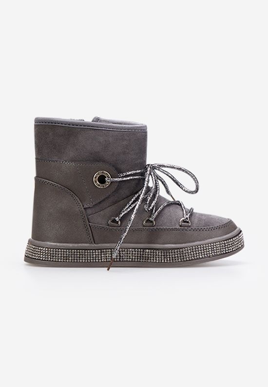 Μπότες κοριτσίστικες γκρι Obera, Μέγεθος: 32- zapatos
