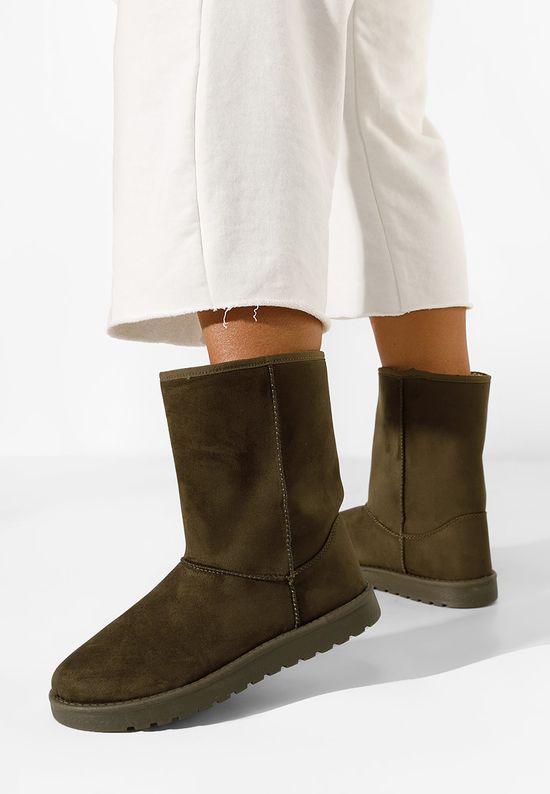 Μπότες τύπου UGG χακι Anora, Μέγεθος: 39- zapatos