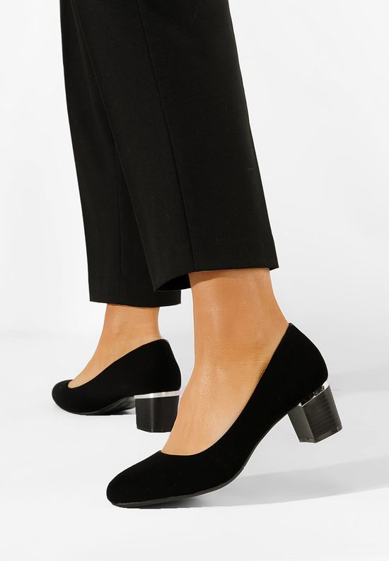 Γυναικεία παπούτσια μαύρα Alzira, Μέγεθος: 39- zapatos