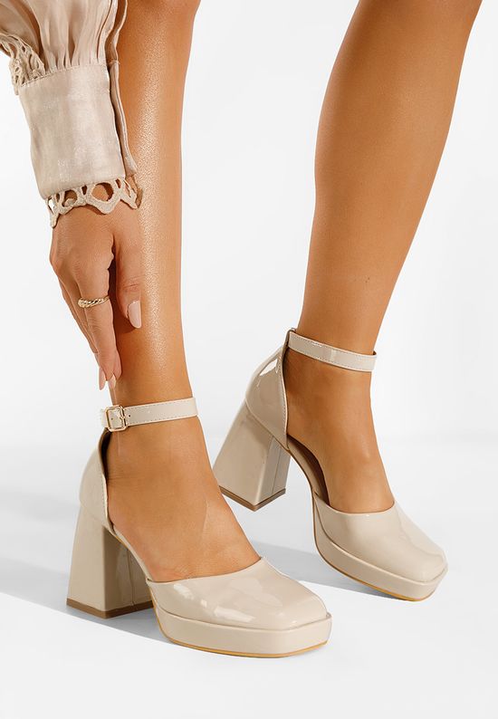 Γοβες μπεζ Ibia, Μέγεθος: 40- zapatos