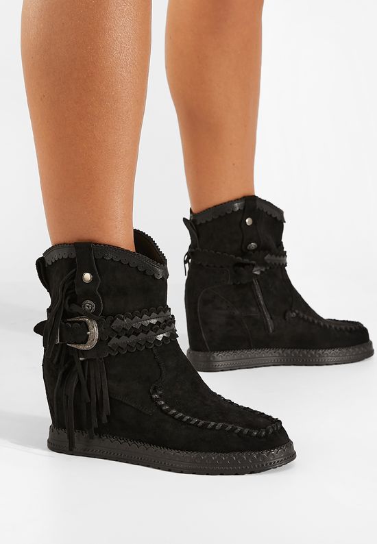 Γυναικείες mocc μποτες Μαύρα Izenite, Μέγεθος: 40- zapatos