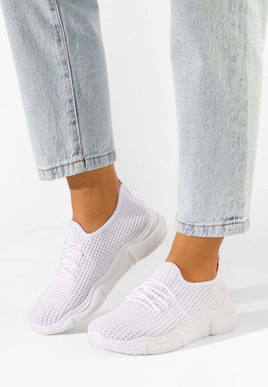 Αθλητικά παπουτσια γυναικεια λευκά Sheila, Μέγεθος: 39- zapatos