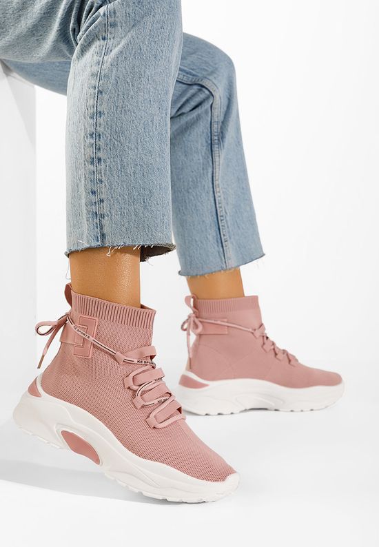 Sneakers αστραγαλου γυναικεια ροζ Loving, Μέγεθος: 39- zapatos