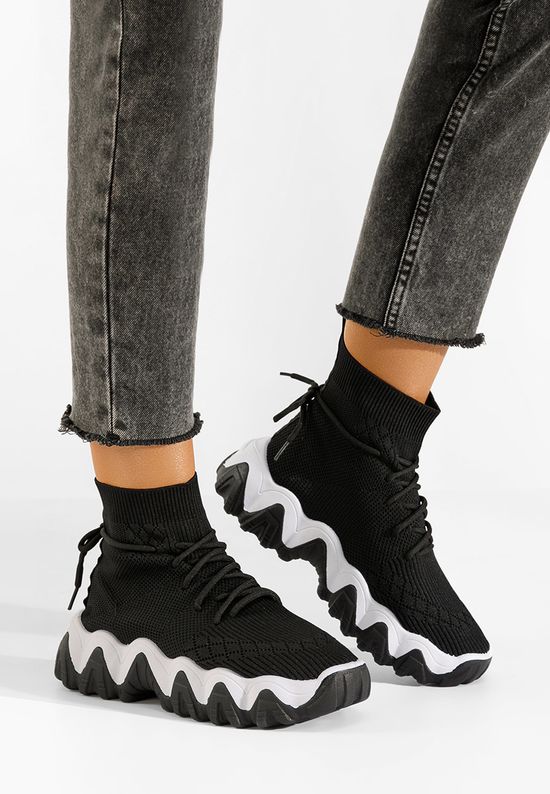 Sneakers γυναικεια μαύρα Turin, Μέγεθος: 38- zapatos