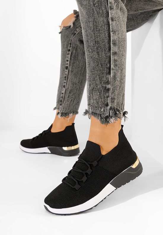 Sneakers γυναικεια Bushra μαύρα, Μέγεθος: 39- zapatos