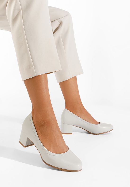 Γοβες Zinia γκρι, Μέγεθος: 36- zapatos