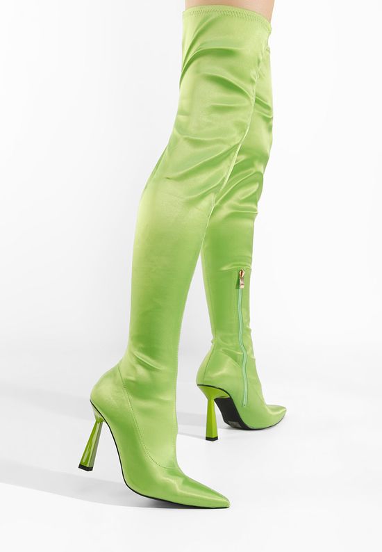 Μπότες με Τακούνι πρασινο Mina, Μέγεθος: 38- zapatos