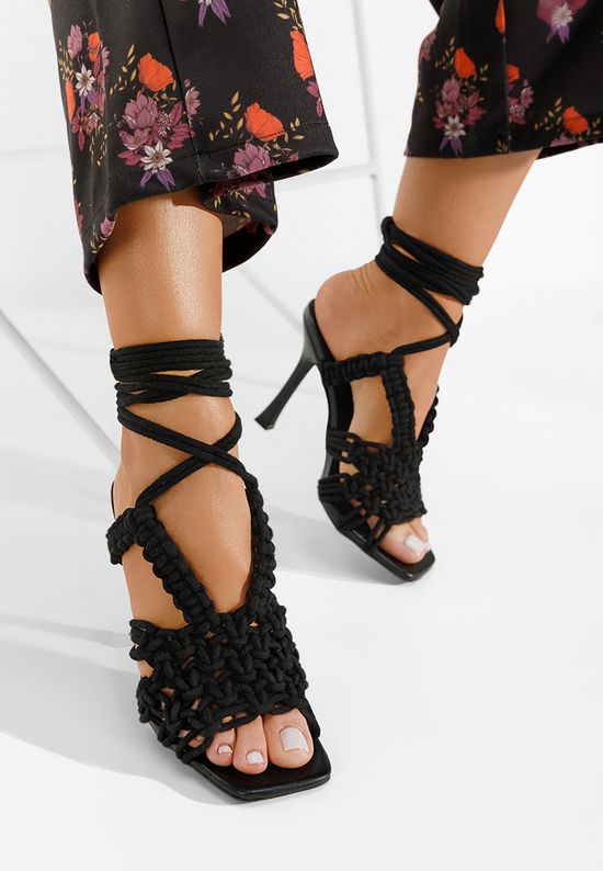 Πέδιλα Στιλέτο Lilith Μαύρα, Μέγεθος: 40- zapatos