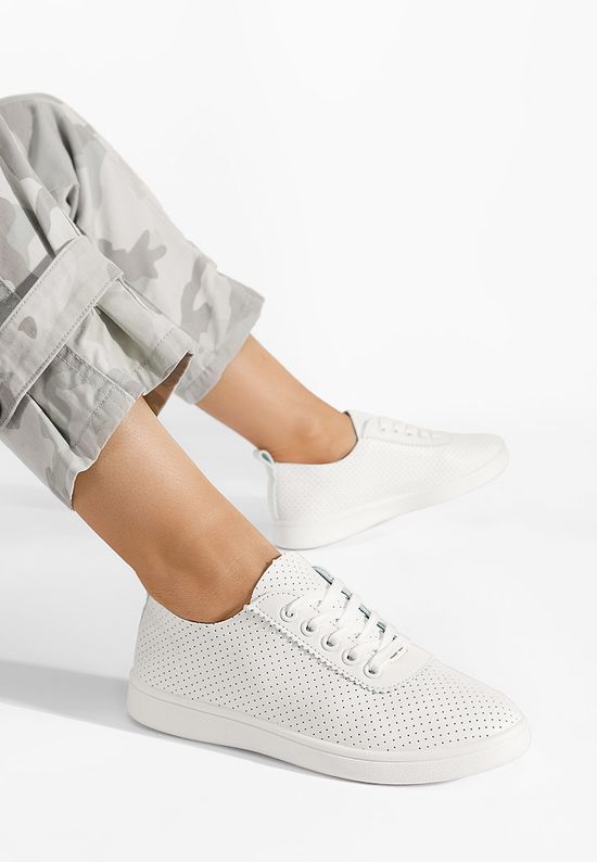 Casual παπουτσια γυναικεια Calista λευκά, Μέγεθος: 39- zapatos