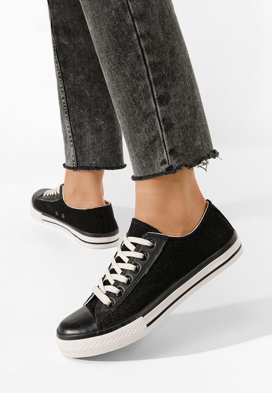 Γυναικεία sneakers Everyn μαύρα, Μέγεθος: 37- zapatos