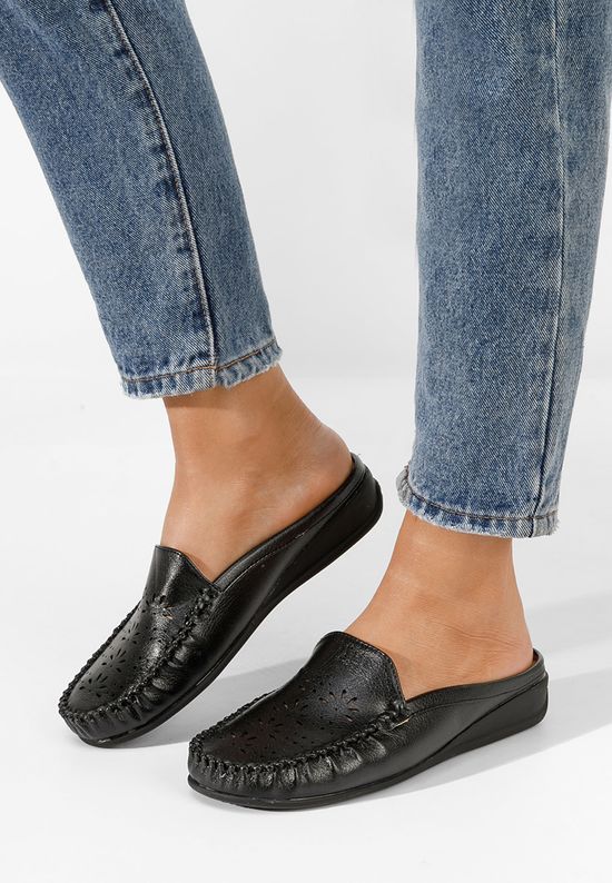 Mules γυναικεια Pianura μαύρα, Μέγεθος: 36- zapatos
