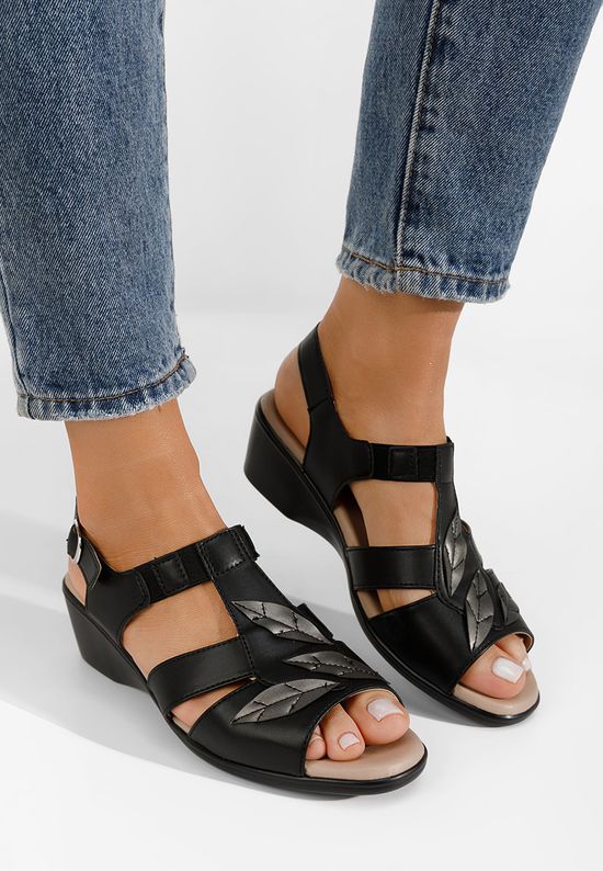 Aνατομικά πεδιλα Sendra Μαύρα, Μέγεθος: 37- zapatos