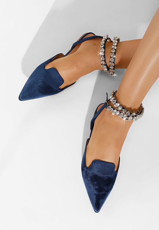 Μπαλαρίνες μπλε Radiza V2, Μέγεθος: 36- zapatos