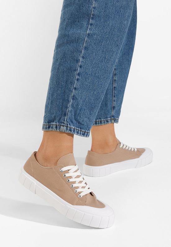 Γυναικεία sneakers χακι Abadin, Μέγεθος: 40- zapatos