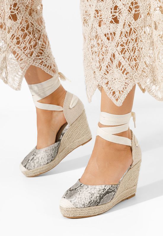 εσπαντρίγιεσ ψηλεσ γκρι Vilena, Μέγεθος: 40- zapatos