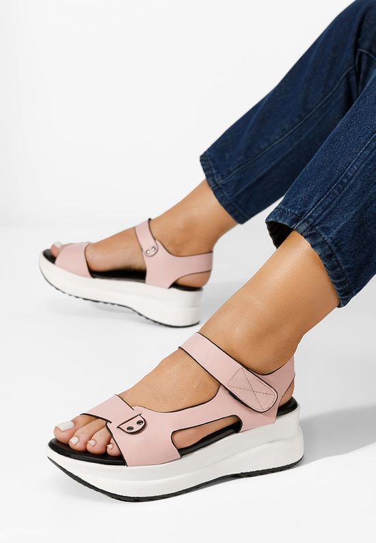 Πέδιλα πλατφορμεσ Blueberry ροζ, Μέγεθος: 40- zapatos