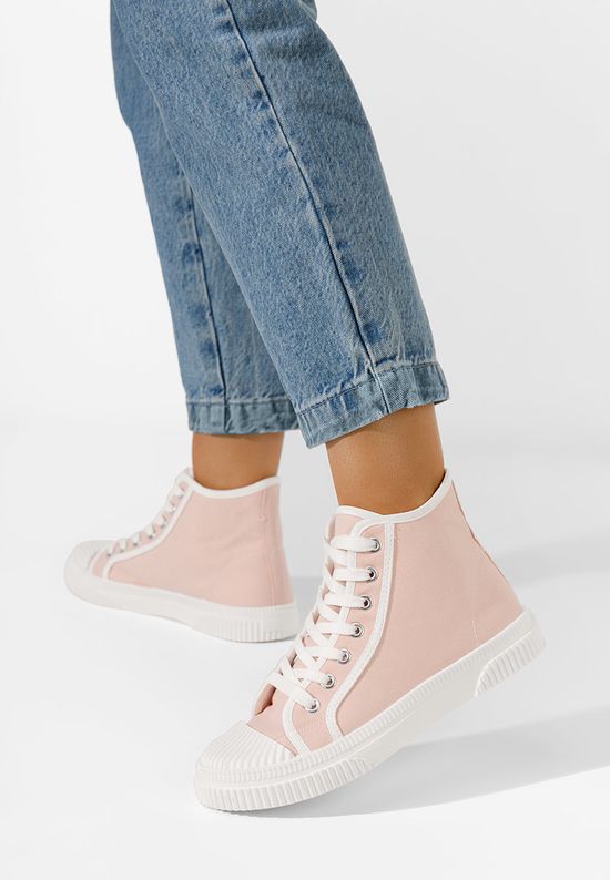 Γυναικεία sneakers αστραγάλο ροζ Caneiro, Μέγεθος: 40- zapatos
