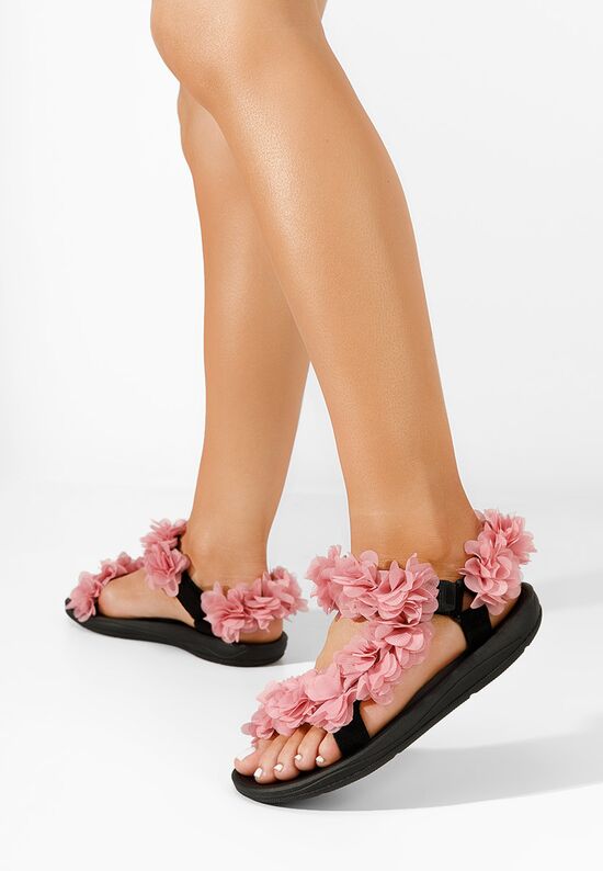Πεδιλα γυναικεια φλατ Isembra V2 ροζ, Μέγεθος: 38- zapatos