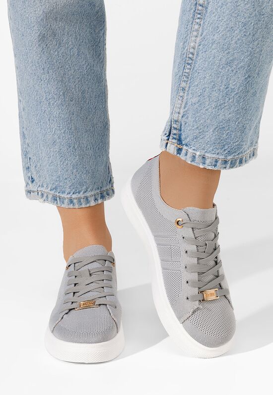 Sneakers γυναικεια Belinda γκρι, Μέγεθος: 39- zapatos
