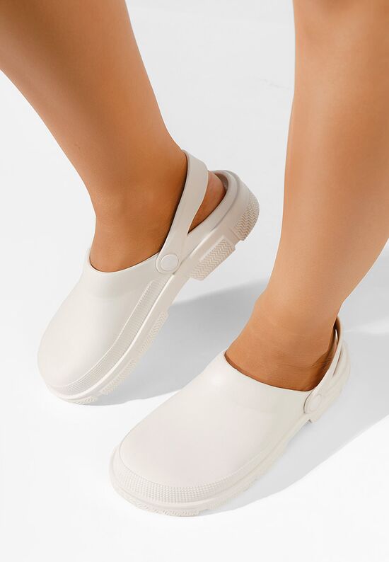 Γυναικεια σαμπο Nambra λευκά, Μέγεθος: 40/41- zapatos