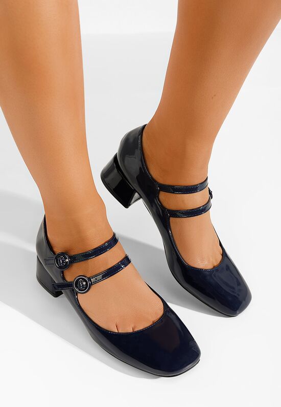 Γόβες με χαμηλό τακούνι Trellia Νειβι, Μέγεθος: 38- zapatos