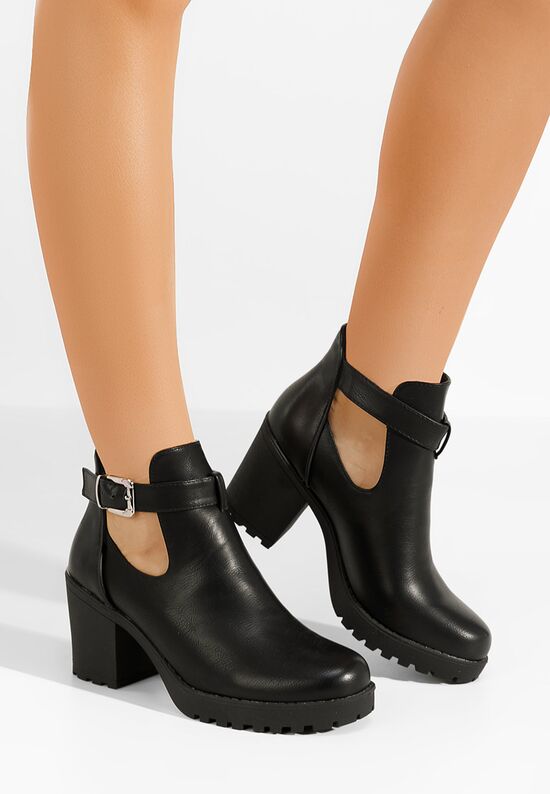 Γυναικεία μποτάκια Nomaria V2 Μαύρα, Μέγεθος: 39- zapatos