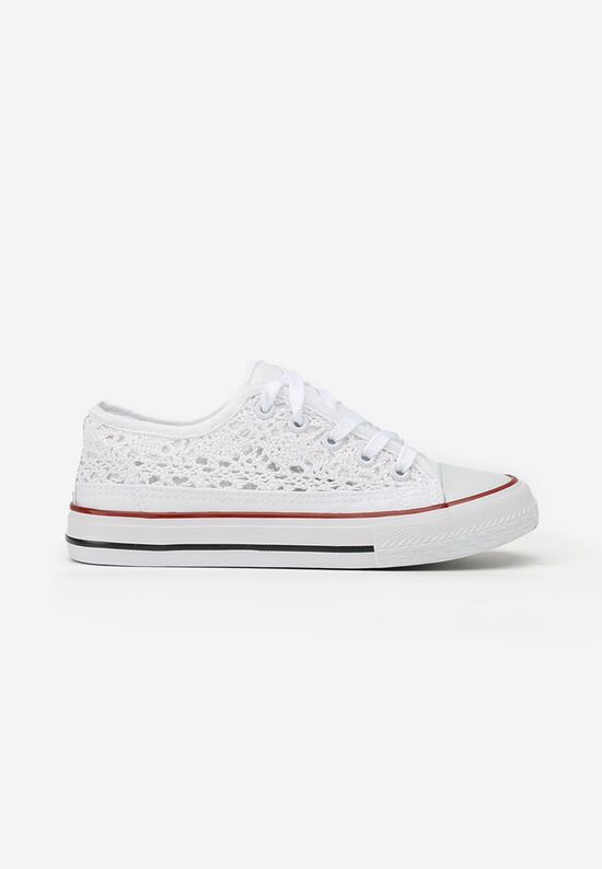 Κοριτσίστικα sneakers Brittany λευκά, Μέγεθος: 30- zapatos