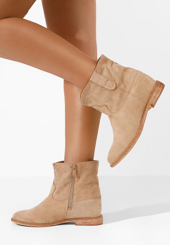 Μποτακια πλατφορμεσ Medova V3 Χακι, Μέγεθος: 39- zapatos