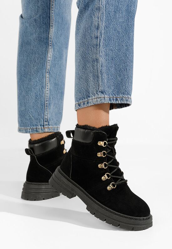 Αρβυλάκια γυναικεία dama Lunesa μαύρα, Μέγεθος: 36- zapatos