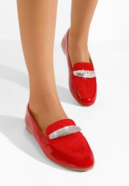 Γυναικεία Μοκασίνια dama Navarina κοκκινο, Μέγεθος: 41- zapatos