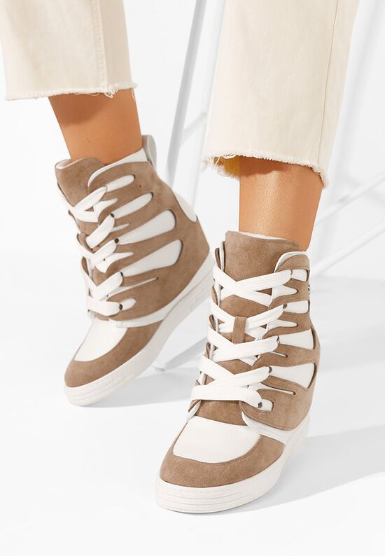 Sneakers γυναικεια Kaia χακι, Μέγεθος: 41- zapatos