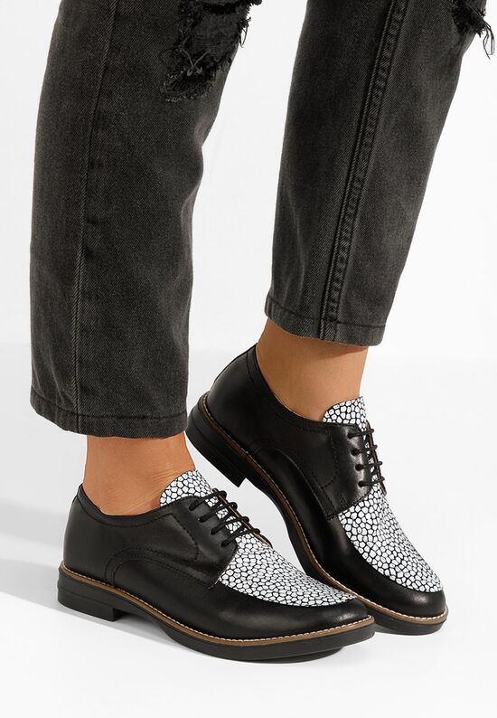 Oxford δερμάτινα γυναικεια Radiant V5 μαύρα, Μέγεθος: 38- zapatos