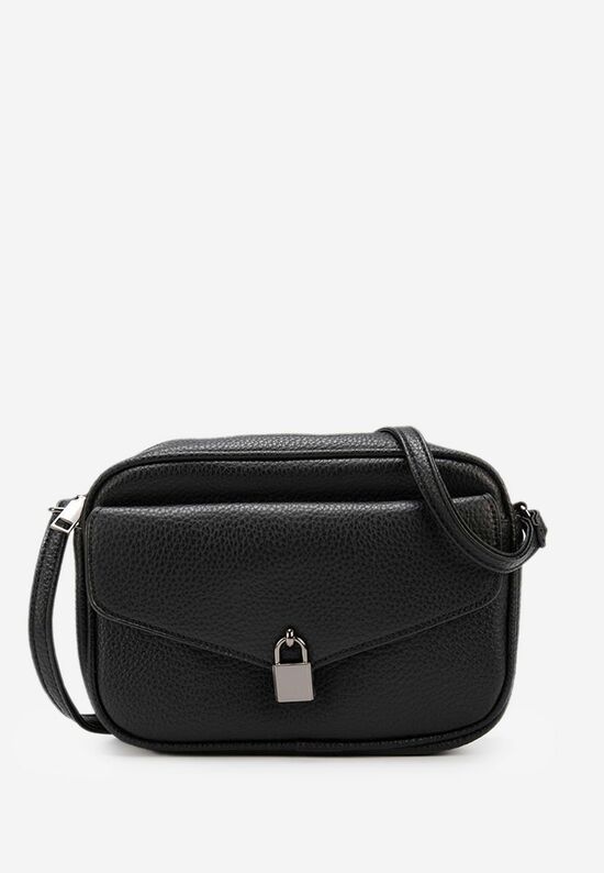 Τσάντα ωμου Mylia Μαύρα, Μέγεθος: ONE SIZE- zapatos