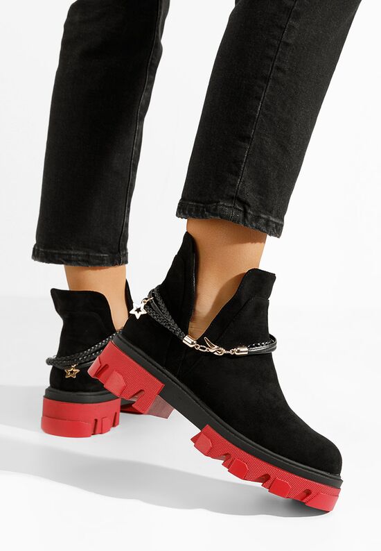 Γυναικεία μποτάκια Lebrisa V3 Μαύρα, Μέγεθος: 41- zapatos